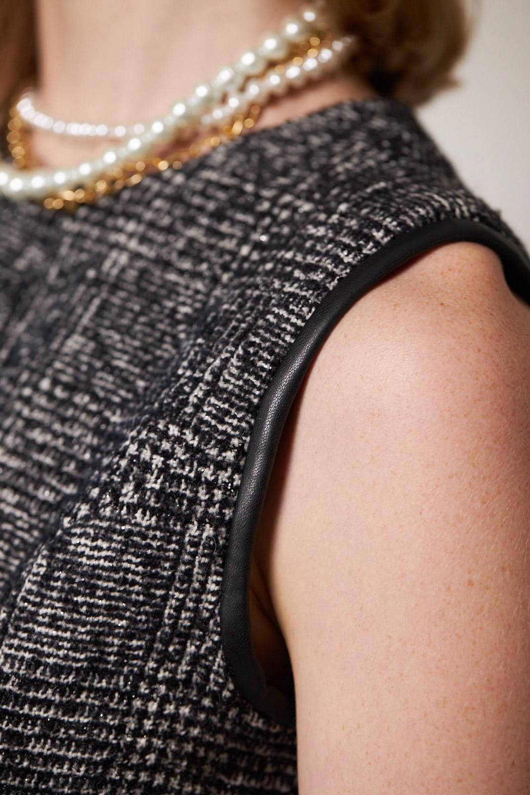 Ebony Mini Tweed Dress – Women’s Chic Mini Dress - LaRella