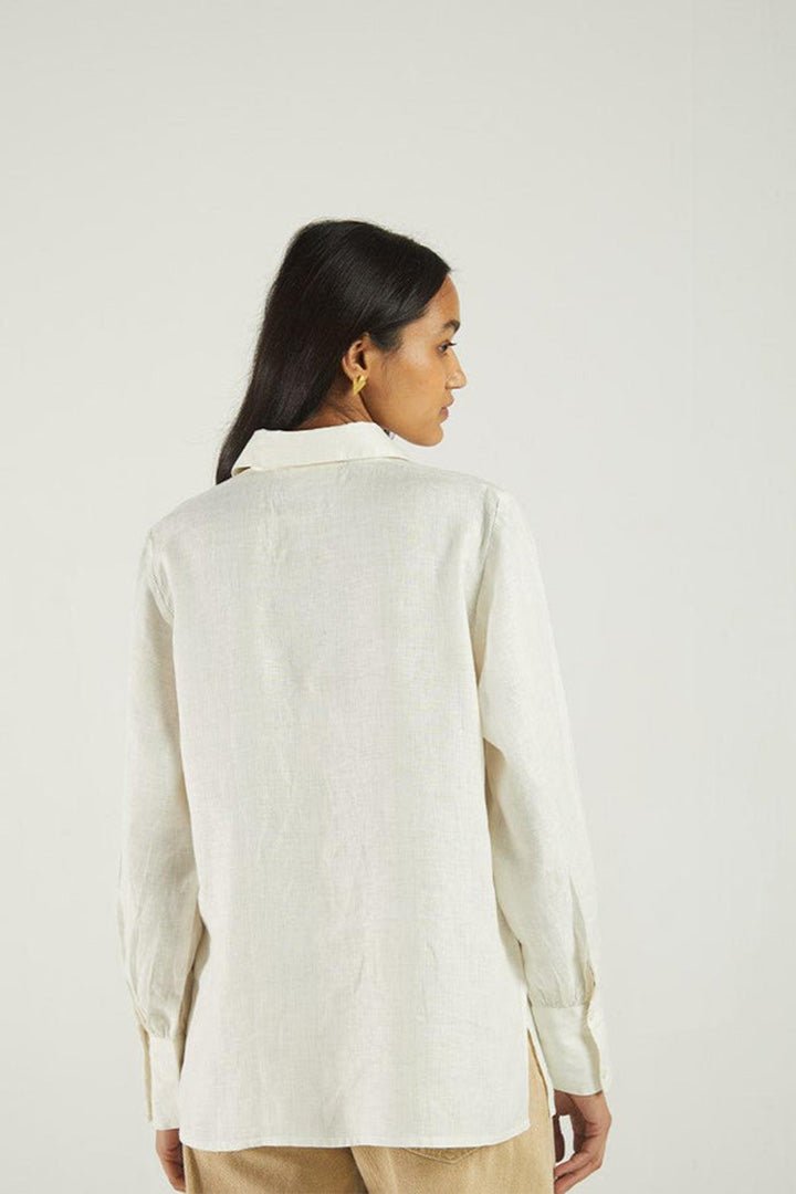 Summer Shirt in Off - white - LaRella