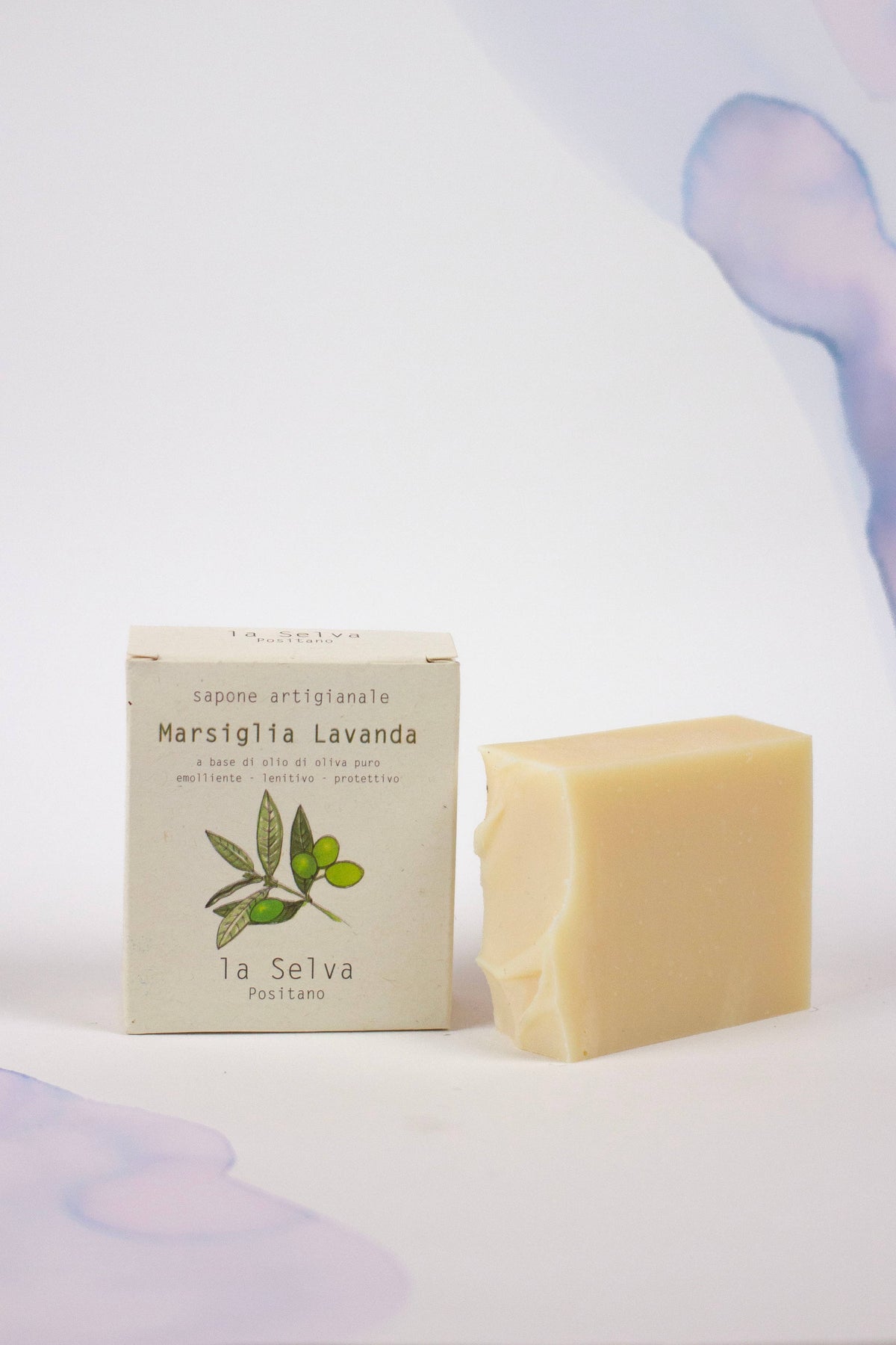 La Selva Positano Cosmetici Naturali - MARSEILLE LAVENDER SOLID SOAP