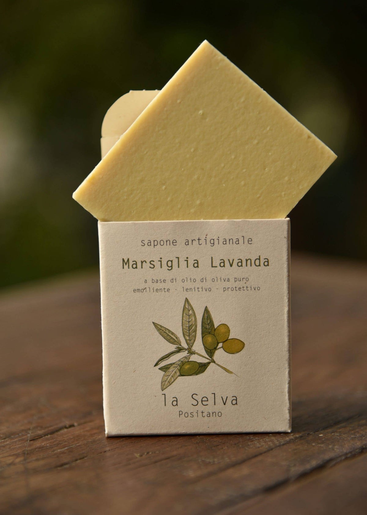 La Selva Positano Cosmetici Naturali - MARSEILLE LAVENDER SOLID SOAP