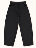 Tensione In Black Relaxed Leg Trousers