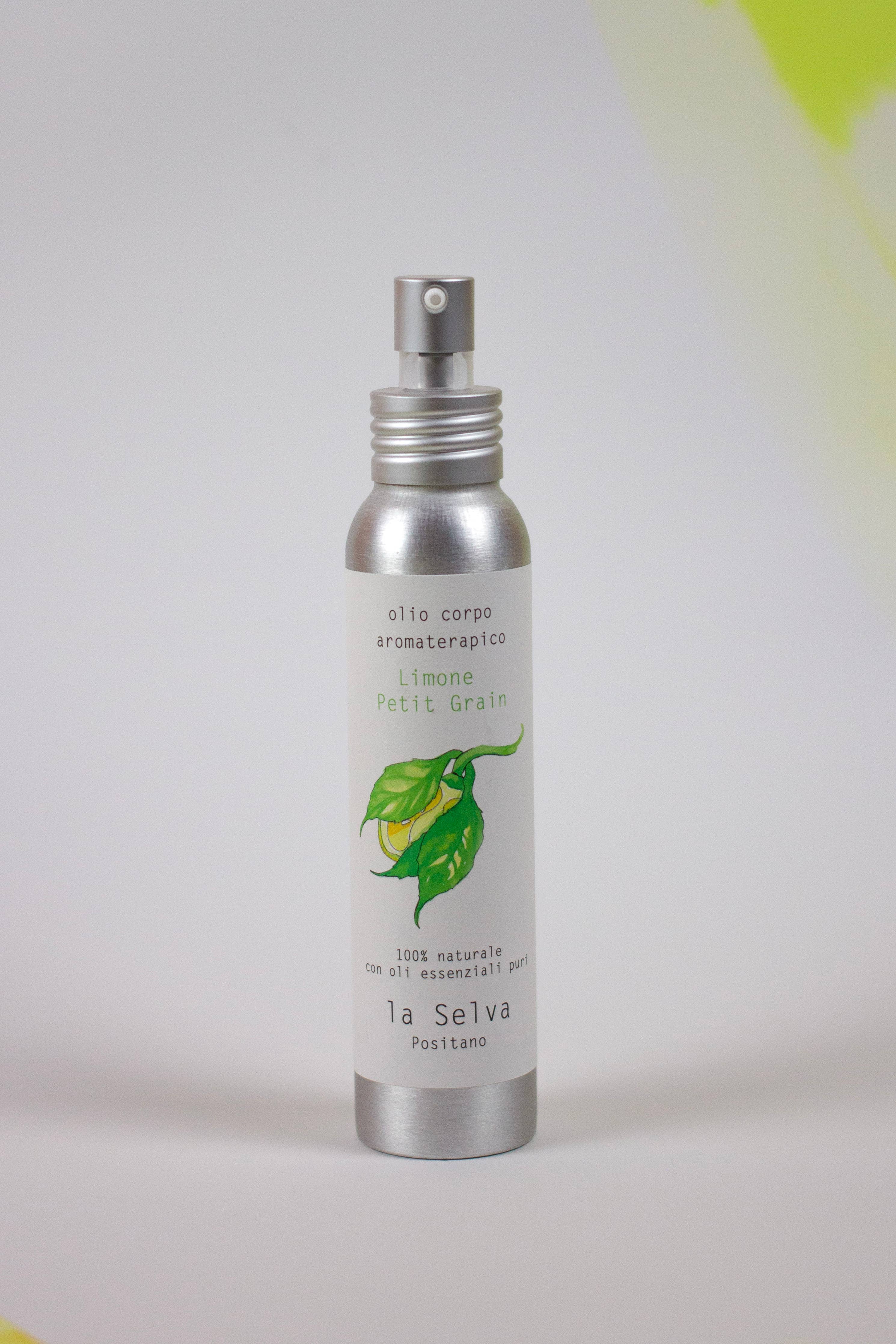 La Selva Positano Cosmetici Naturali - PETIGRAIN LEMON BODY OIL Available in formats: 100ml