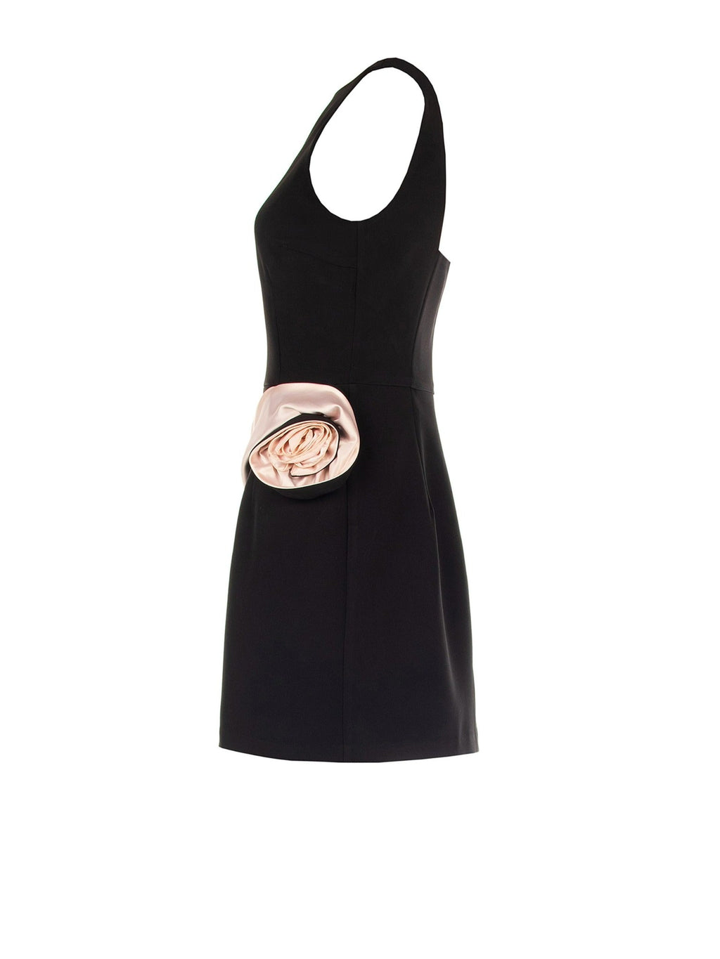 Antique Pink Rosette Sheath Dress - La Rella