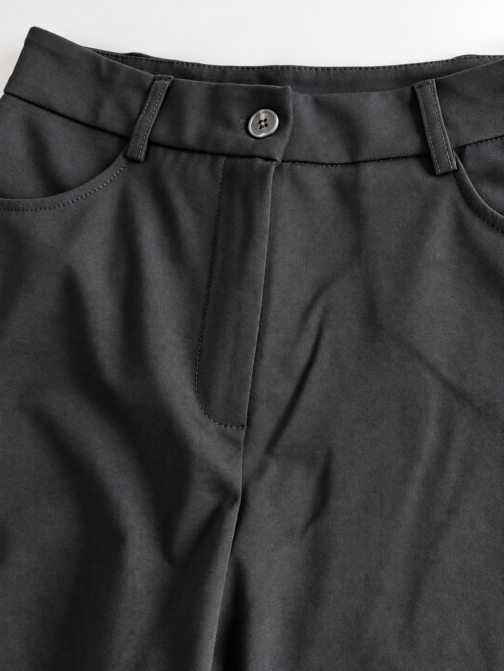 Tensione In Black Relaxed Leg Trousers