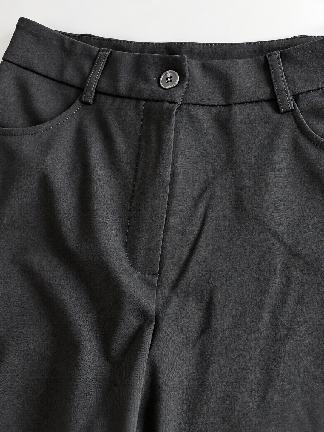Tensione In Black Relaxed Leg Trousers