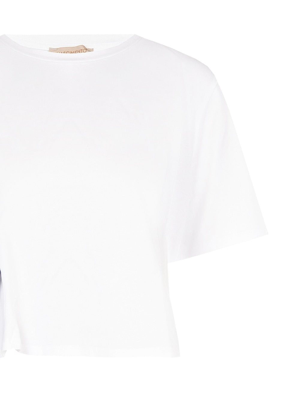 Cotton T-Shirt with Bandana Tie Detail - La Rella