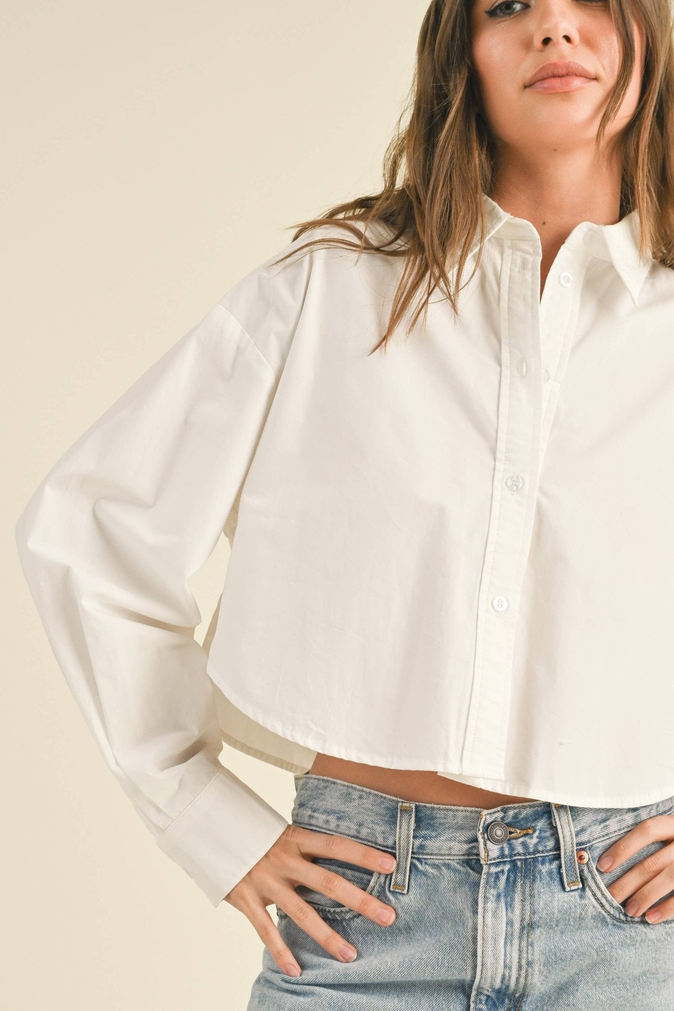 CROPPED BUTTONDOWN SHIRTS - LaRella