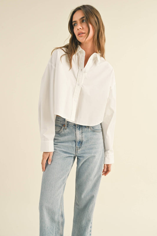 CROPPED BUTTONDOWN SHIRTS - LaRella