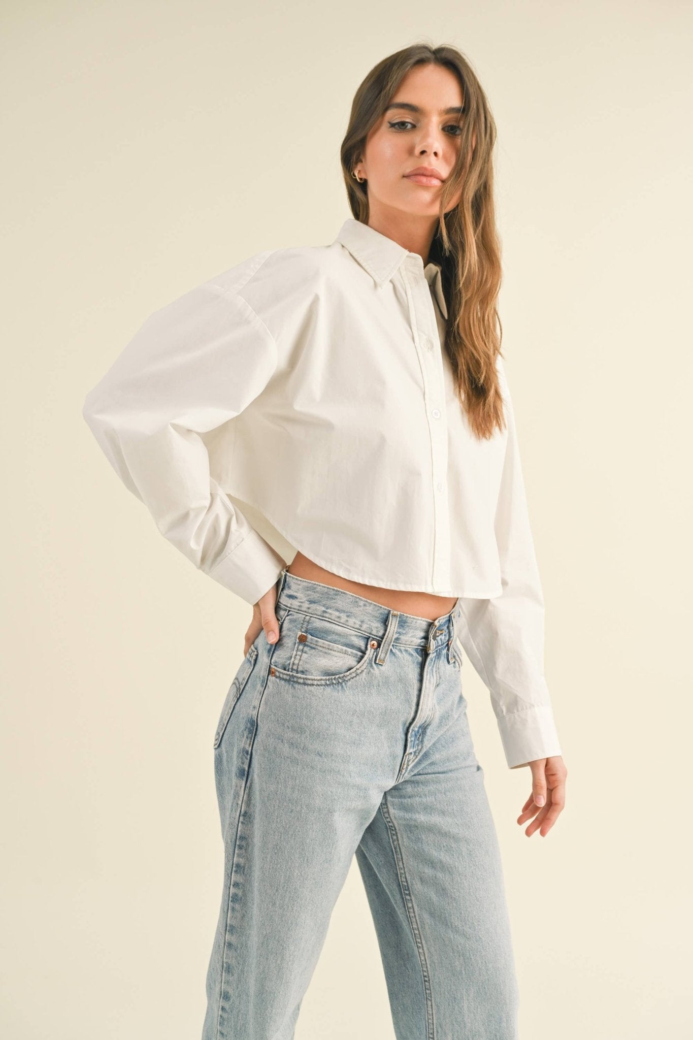 CROPPED BUTTONDOWN SHIRTS - LaRella
