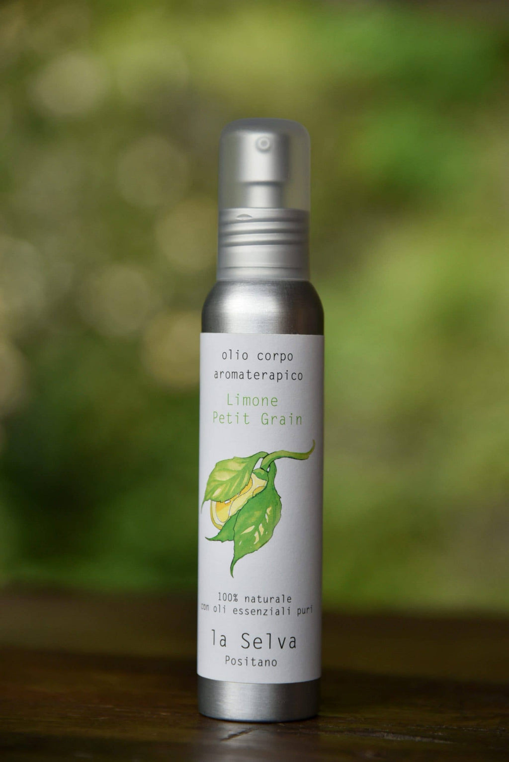 La Selva Positano Cosmetici Naturali - PETIGRAIN LEMON BODY OIL Available in formats: 100ml