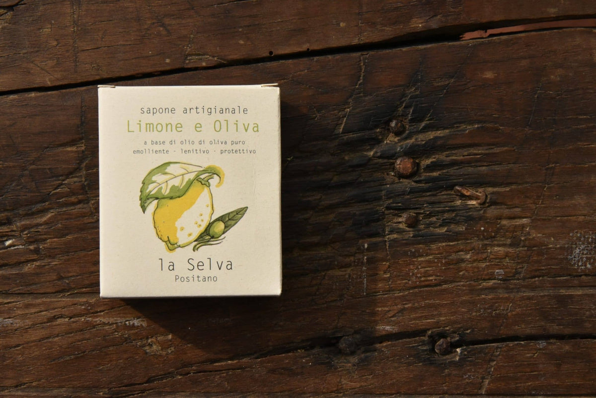 La Selva Positano Cosmetici Naturali - LEMON AND OLIVE SOLID SOAP - La Rella