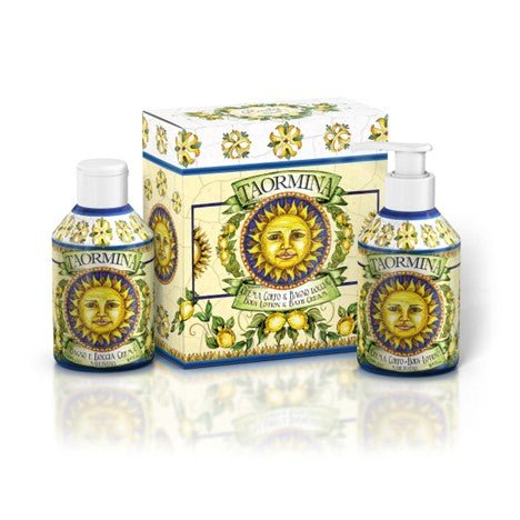 Le Maioliche Art Edition Gift Set: Taormina Shower Gel & Body Cream - LaRella