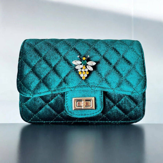 OE! - BEE LUXE VELVET BORSA - La Rella