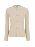 Rinascimento Taupe Military Jacket - La Rella