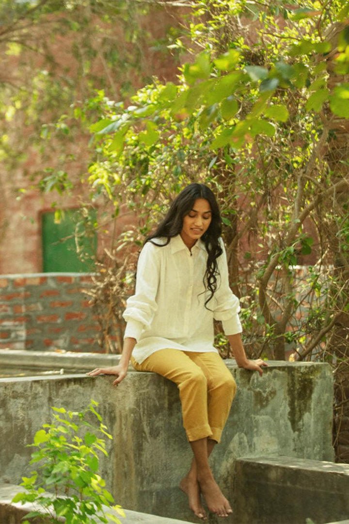 Summer Shirt in Off - white - LaRella