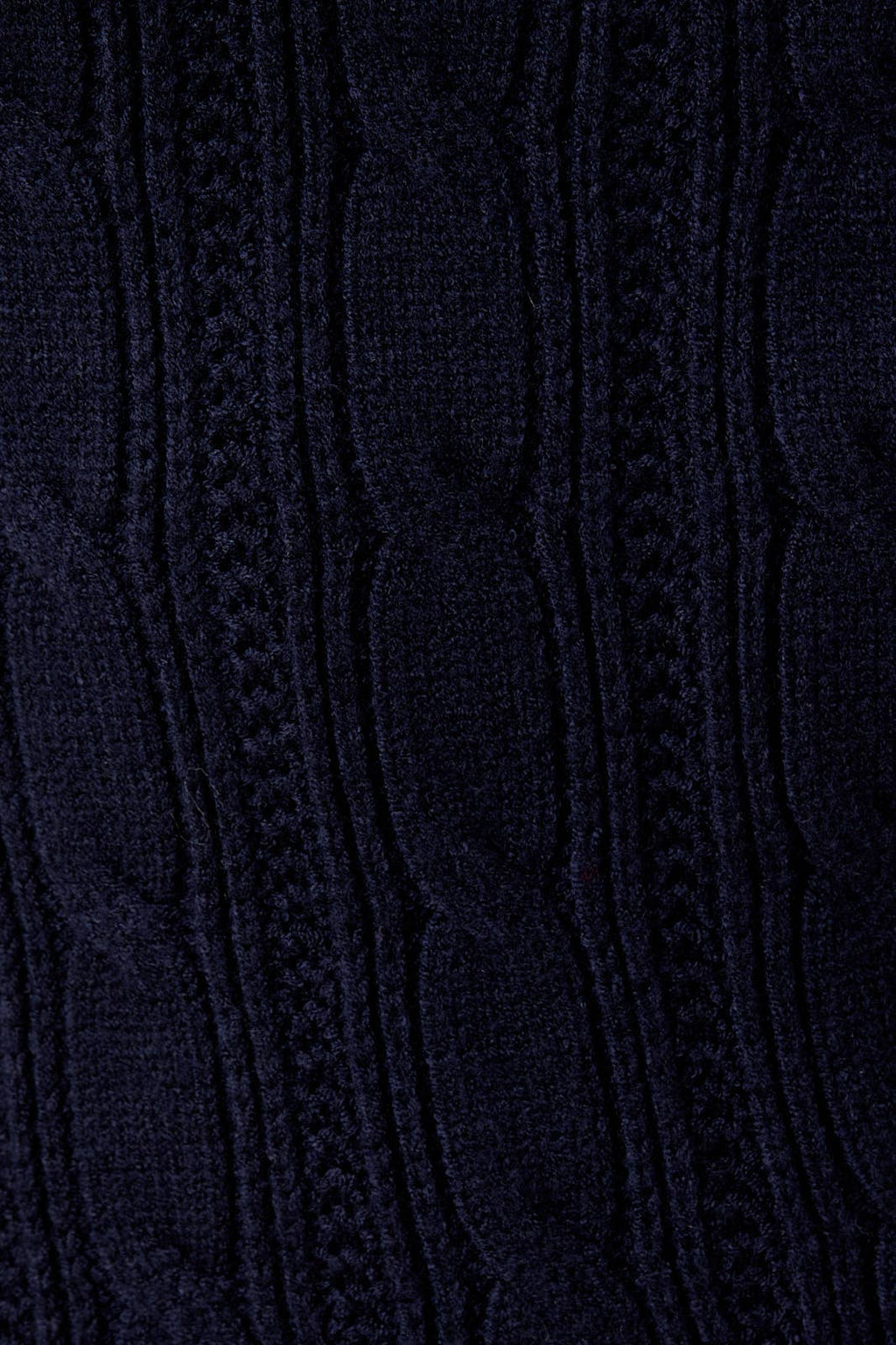 Sunday Edition by LE LIS - COLLAR SCALLOP DETAIL CABLE KNIT SWEATER MIDI DRESS - LaRella