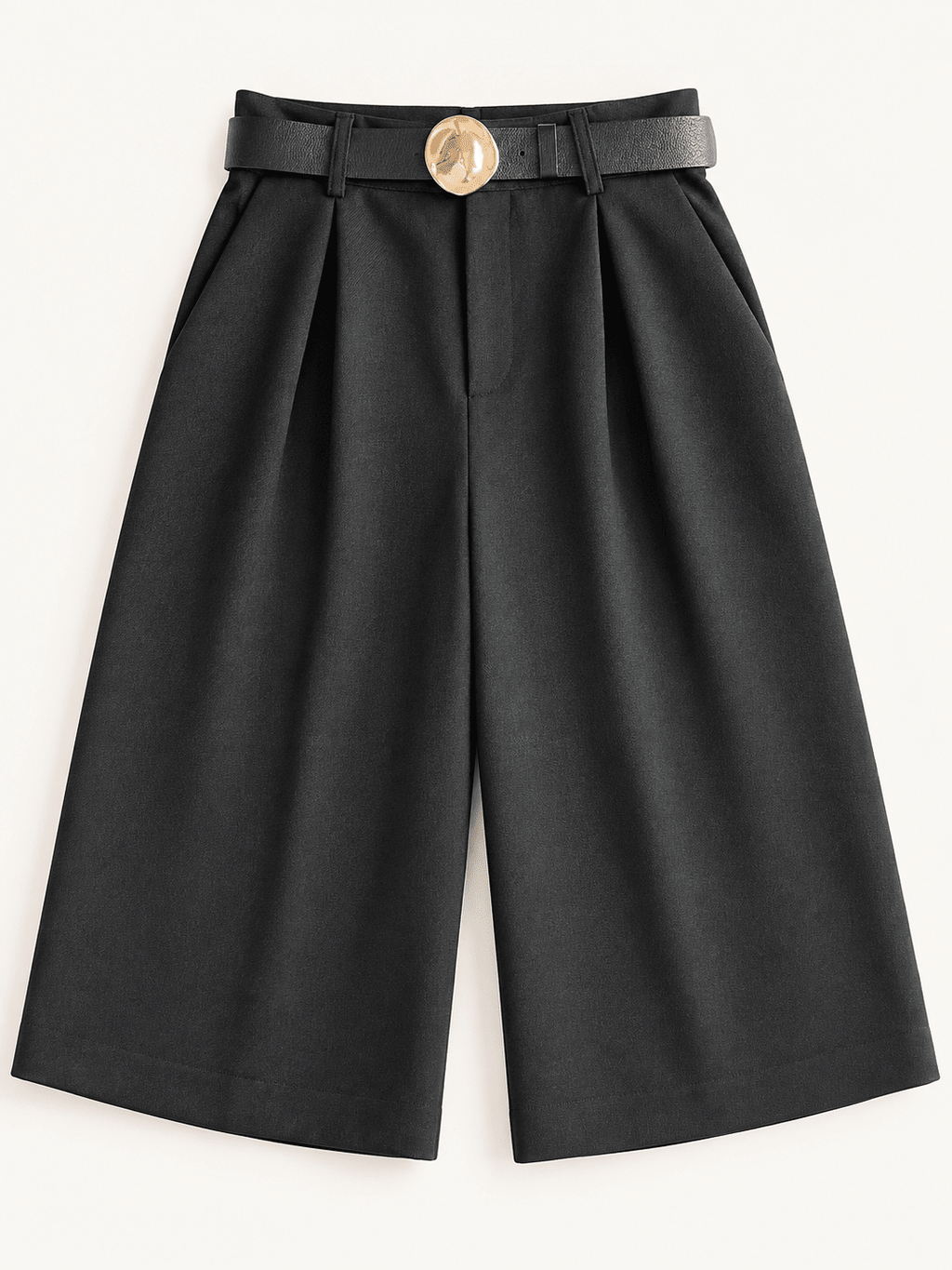 Tensione In Belted Cropped Pants - La Rella