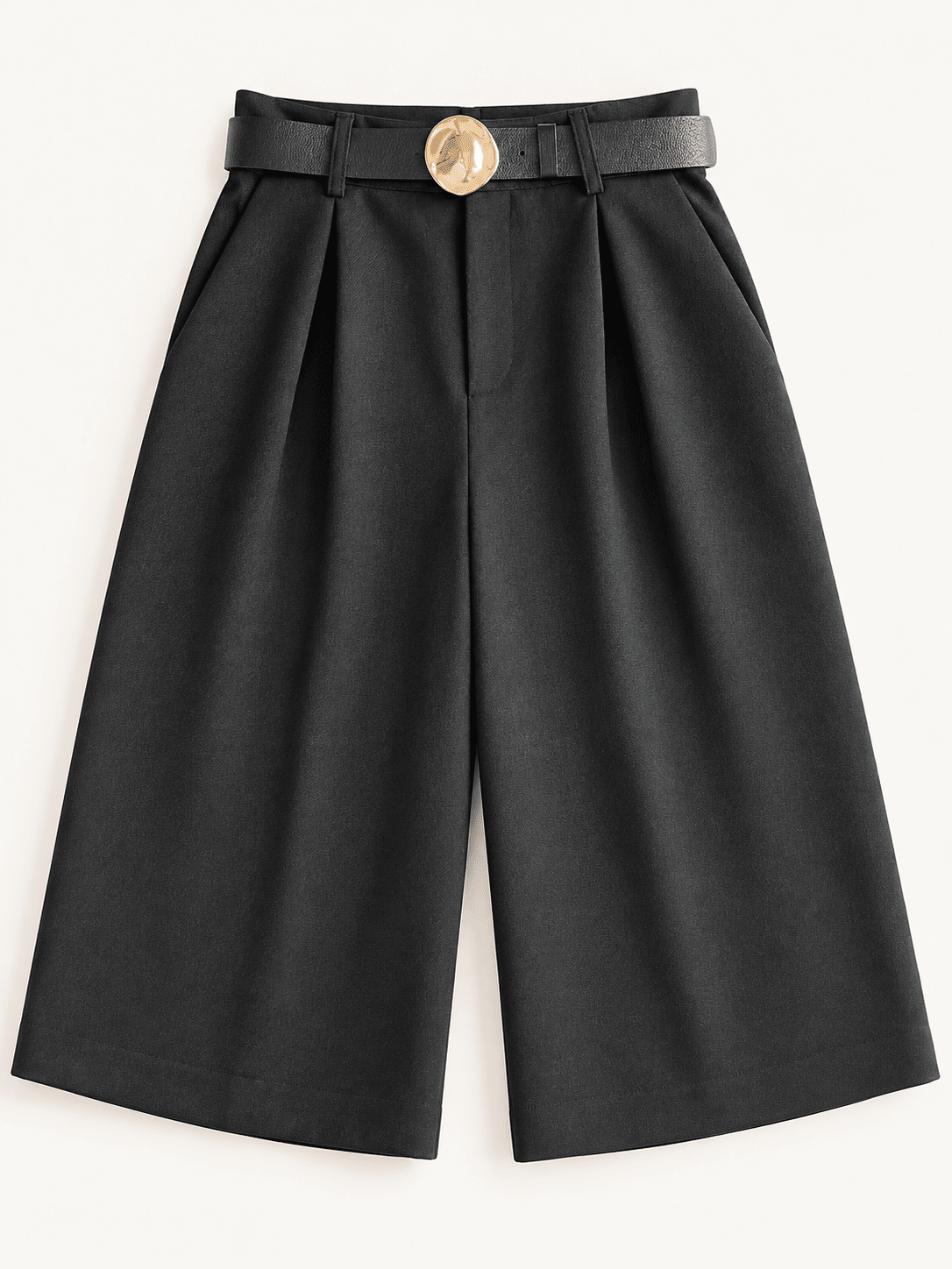 Tensione In Belted Cropped Pants - La Rella