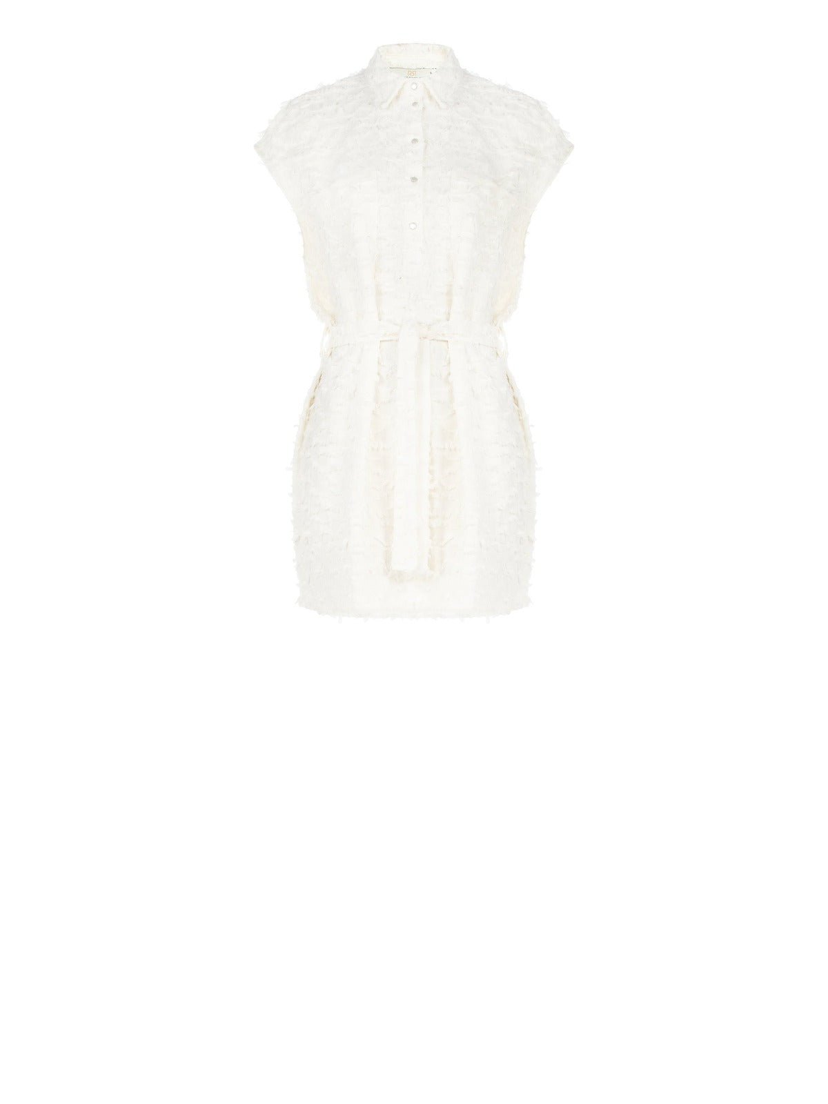 The Ischia Textured Shirt Dress - La Rella